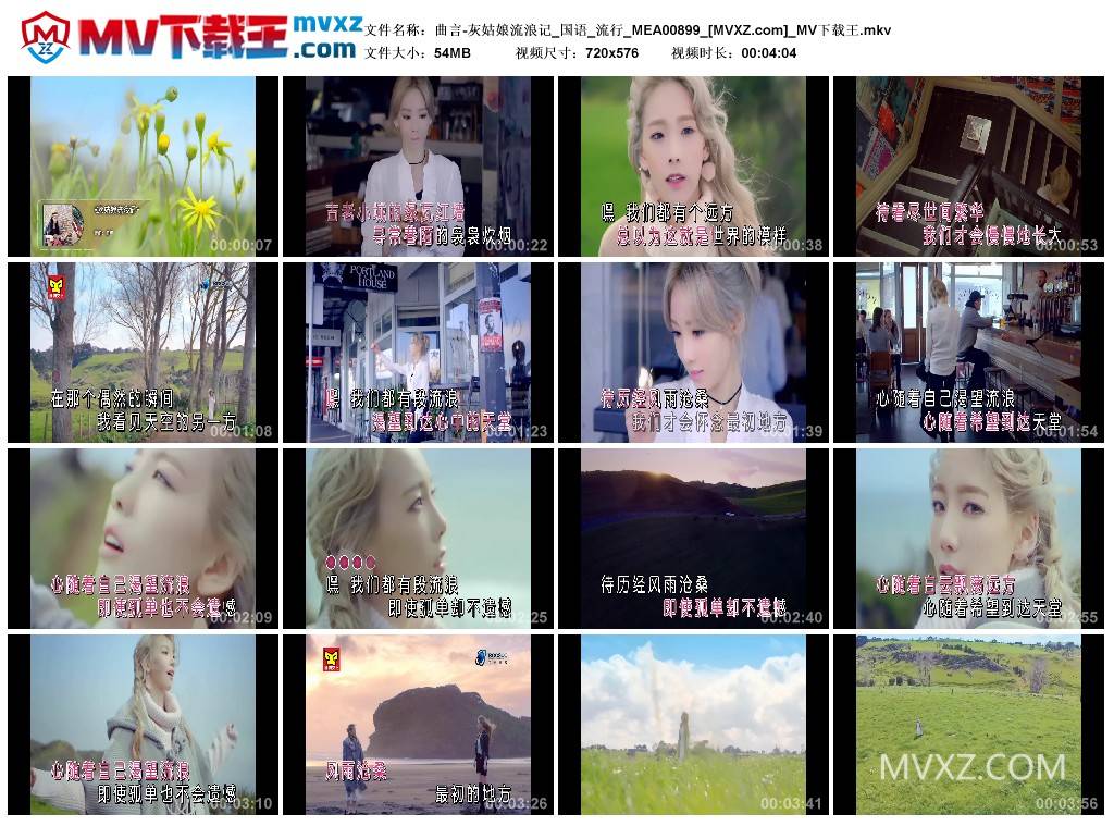 曲言-灰姑娘流浪记_国语_流行_MEA00899